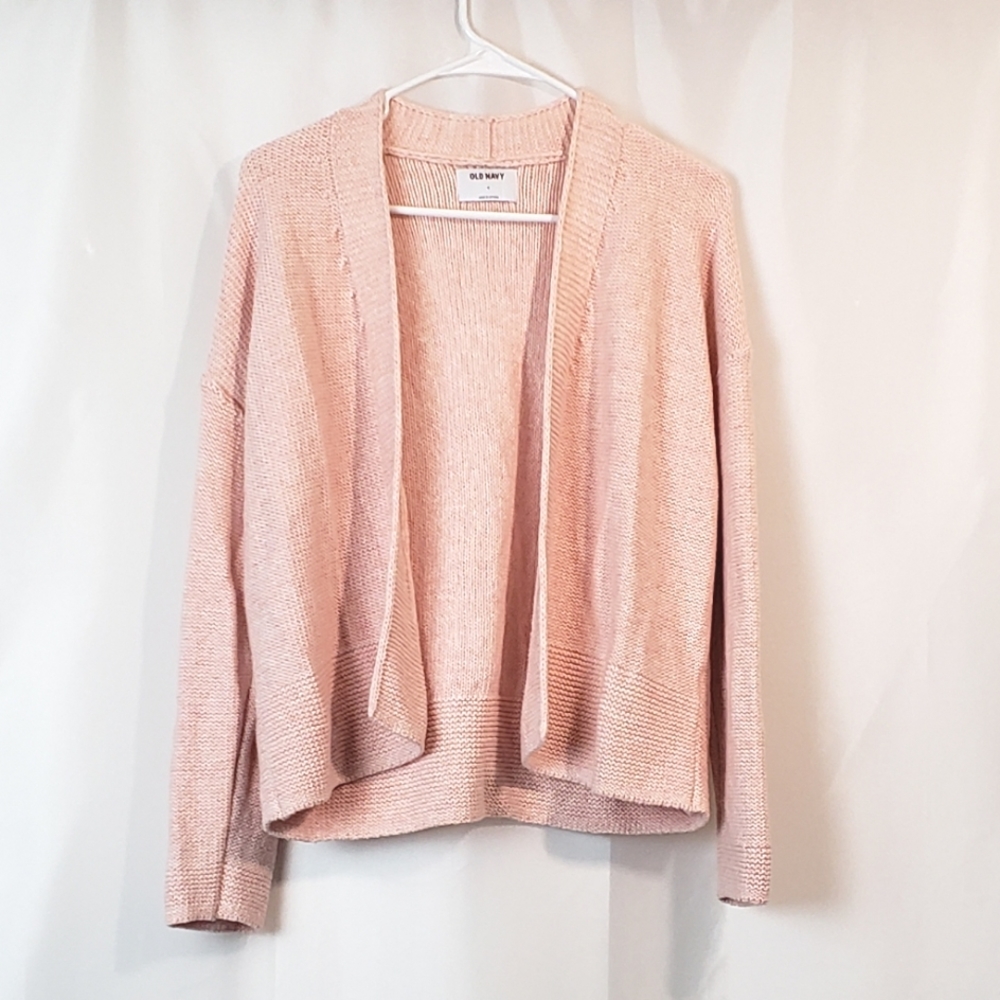 Pink Knit Cardigan
